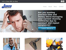 Tablet Screenshot of janicoservices.com